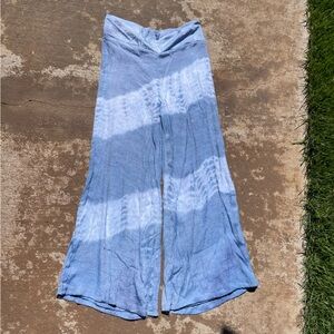 Blue and White Tie-Dye Pants